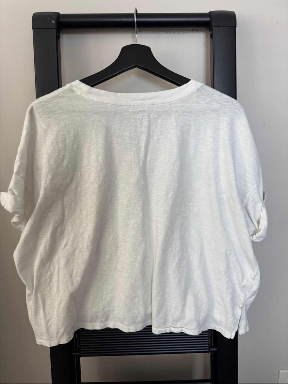 White Graphic Zebra Print Tee - 'Running a Little Behind' - Picture 2 of 3